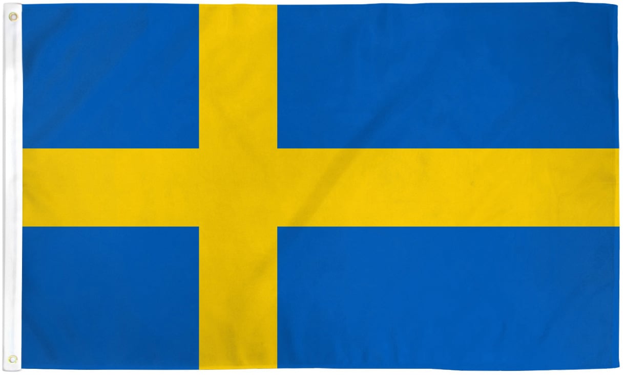 Sweden 3x5ft Flag