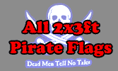 2x3ft Pirate Flags