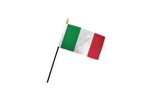 Italy 4x6in Stick Flag