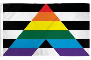 Gay Straight Alliance Flag 3x5ft Poly