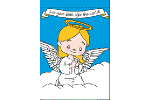 Angel Girl Garden Flag (28x40in)