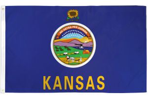 Kansas Flag 3x5ft Poly