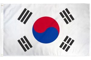 South Korea Flag 3x5ft Poly