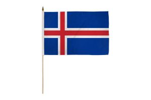 Iceland 12x18in Stick Flag