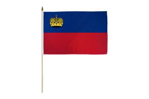 Liechtenstein 12x18in Stick Flag