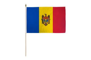 Moldova 12x18in Stick Flag