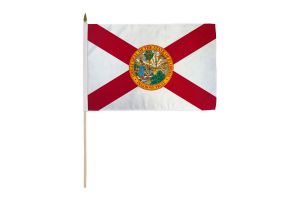 Florida 12x18in Stick Flag