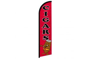 Cigars Superknit Polyester Windless Flag Size 11.5ft by 2.5ft