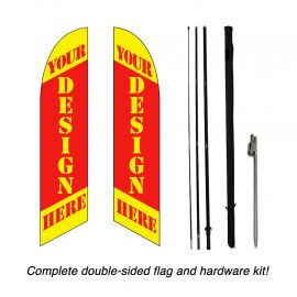 Custom Double-Sided Windless Banner Kit