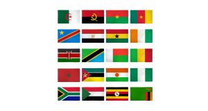 (2x3ft) Set of 20 African Flags