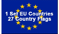 3x5ft Set of 27 EU Flags