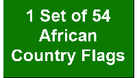 (4x6in) Set of 54 African Stick Flags