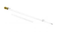5ft Spinning Stabilizer Flag Pole in White