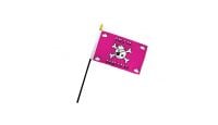 Pirate Princess 4x6in Stick Flag