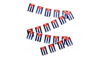1 Set of 20 Cuba String Flags (30ft)