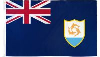 Anguilla  Printed Polyester Flag 3ft by 5ft