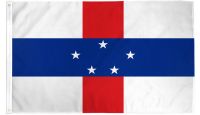 Netherlands Antilles Printed Polyester Flag 2ft by 3ft