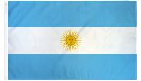 Argentina  Printed Polyester Flag 3ft by 5ft