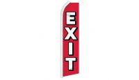 Exit Superknit Polyester Swooper Flag Size 11.5ft by 2.5ft