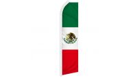 Mexico Superknit Polyester Swooper Flag Size 11.5ft by 2.5ft