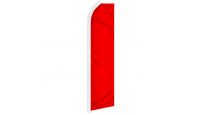 Red Solid Color Super Flag