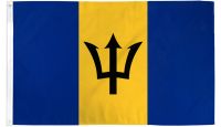 Barbados Printed Polyester Flag 2ft by 3ft