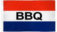 BBQ Printed Polyester Flag 3ft by 5ft