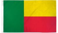 Benin Printed Polyester Flag 2ft by 3ft