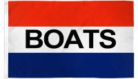 Boats Printed Polyester Flag 3ft by 5ft
