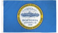Boston City Printed Polyester Flag 3ft by 5ft