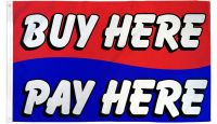 Buy Here Pay Here Printed Polyester Flag 3ft by 5ft