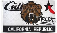 Cali Pride Printed Polyester Flag 3ft by 5ft