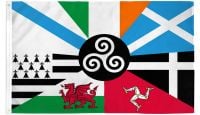 Celtic Nations    Printed Polyester Flag 3ft by 5ft