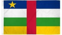 Central African Republic Printed Polyester Flag 2ft by 3ft