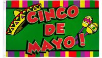 Cinco De Mayo Printed Polyester Flag 3ft by 5ft
