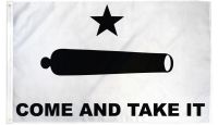 Come and Take It Gonzales   Printed Polyester Flag 3ft by 5ft