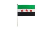 Syrian (Republic) 12x18in Stick Flag