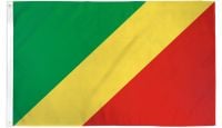 Congo Republic Printed Polyester Flag 2ft by 3ft