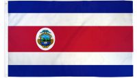 Costa Rica Printed Polyester Flag 2ft by 3ft