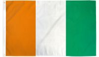 Cote D'Ivoire Ivory Coast Printed Polyester Flag 2ft by 3ft