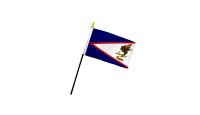 American Samoa 4x6in Stick Flag