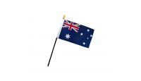 Australia 4x6in Stick Flag