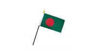 Bangladesh 4x6in Stick Flag