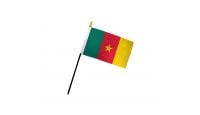 Cameroon 4x6in Stick Flag