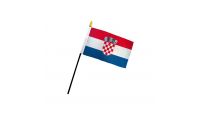 Croatia 4x6in Stick Flag