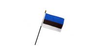 Estonia 4x6in Stick Flag
