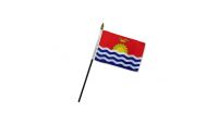 Kiribati 4x6in Stick Flag