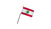 Lebanon 4x6in Stick Flag