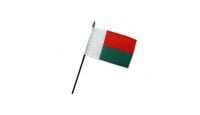 Madagascar 4x6in Stick Flag