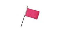 Magenta 4x6in Stick Flag